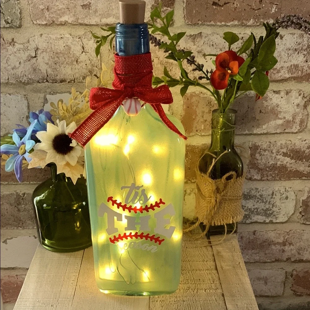 Hand Crafted glass bottle